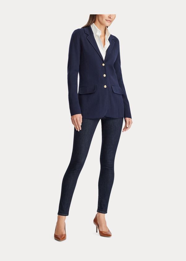 Blazer Ralph Lauren Combed Algodão Mulher 93814-JLFH